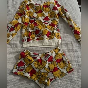 Disney Winnie the Pooh Pajama Set - Yellow and Red